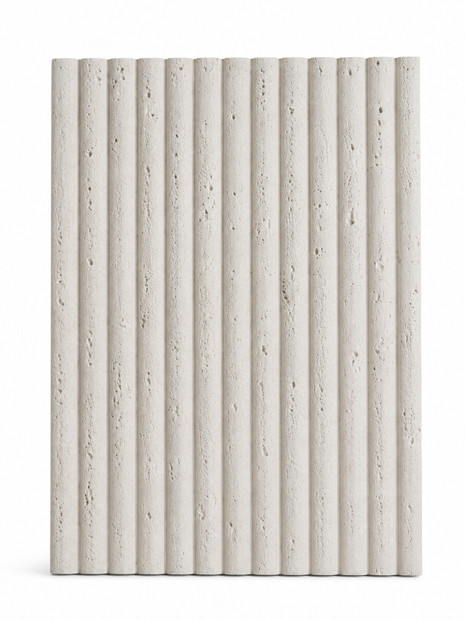 Flexibel natuursteen wandpaneel –  White Marble 280-60 cm
