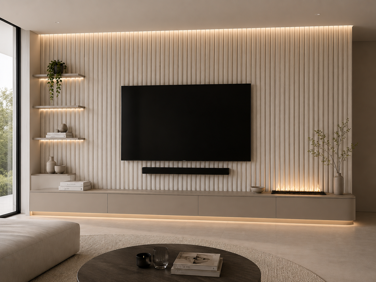 Marmer Wandpaneel Wit – White Marble Flexibel Natuursteen 280×60 cm