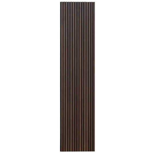 Akoestisch wandpaneel - donker eiken - 280x60 cm