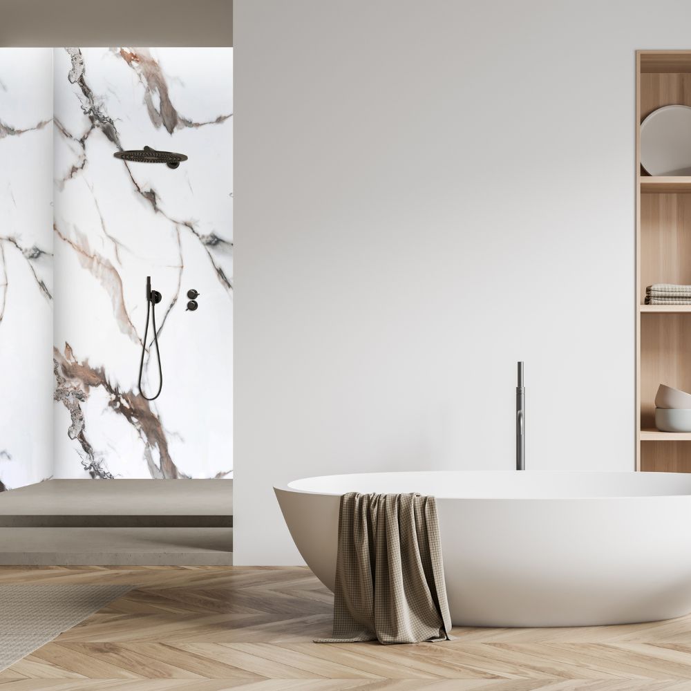 Wandpaneel Paris wit - 122x280 cm