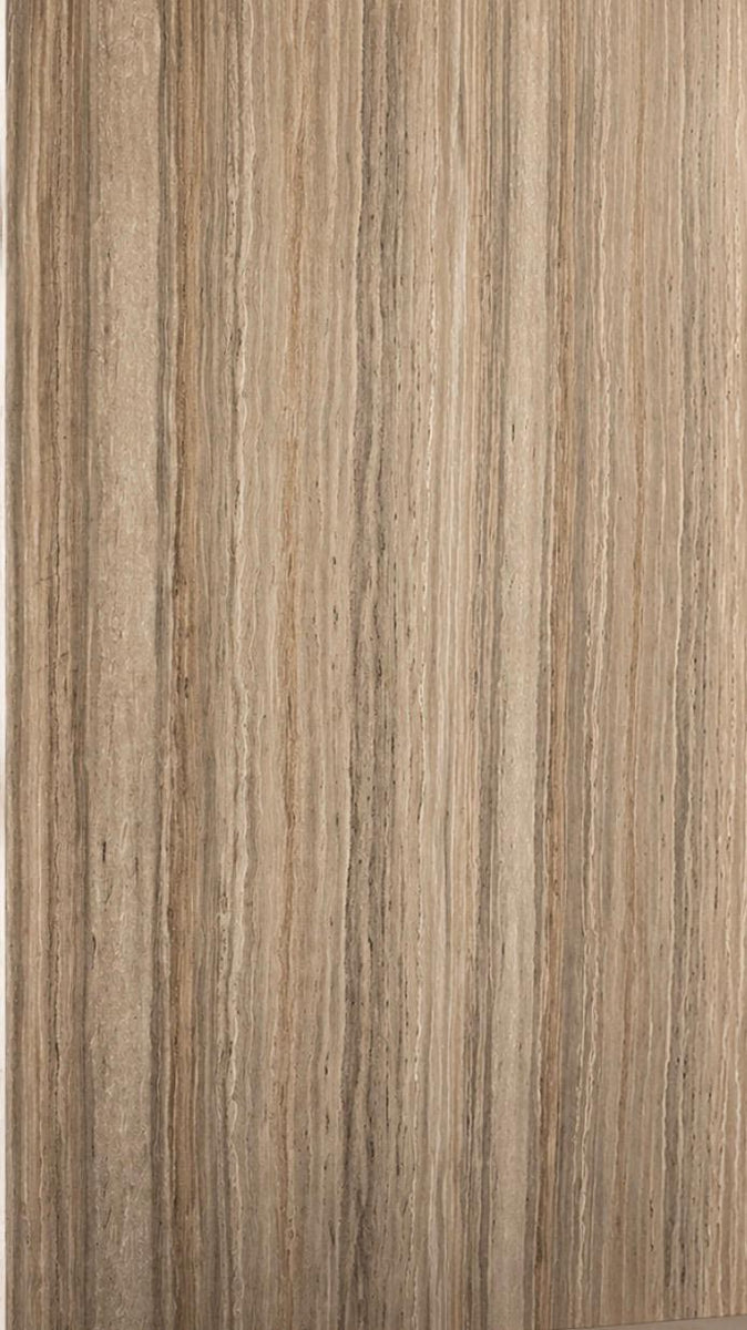 Bamboe Wandpaneel Travertin donker bruin – Naadloos Klik 280-120,5-0,8 cm