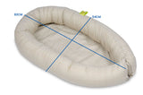 BABYNEST - 100% katoen - Beige geruit - 54x82 cm