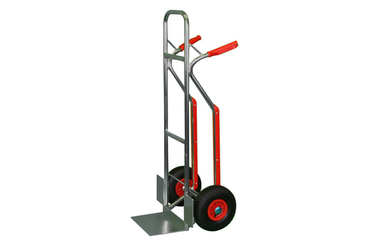 STEEKWAGEN - 200kg Maximale Belasting - Zilver/Rood