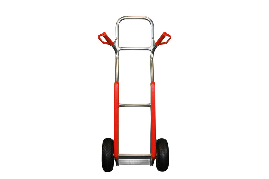 STEEKWAGEN - 200kg Maximale Belasting - Zilver/Rood