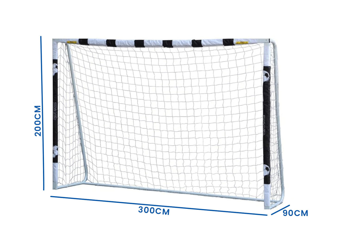 VOETBALDOEL - staal constructie - 300x200x90 cm
