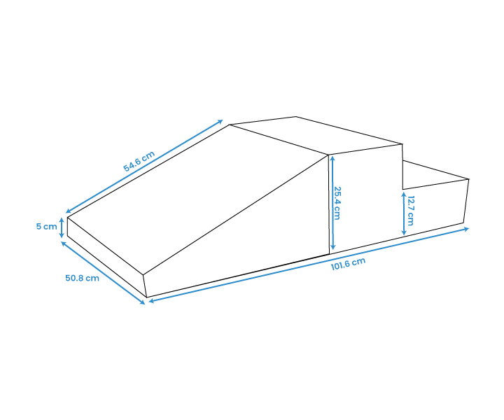 SCHUIMBLOKKEN GLIJBAAN - Configuratieopties Veiligheid - Creme 25cm