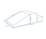 SCHUIMBLOKKEN GLIJBAAN - Configuratieopties Veiligheid - Creme 25cm