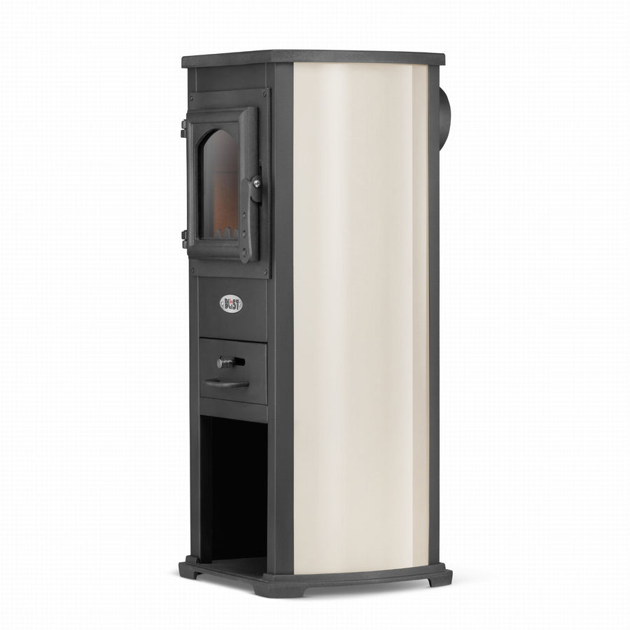 Houtkachel - 8.5kW Max Vermogen - Beige