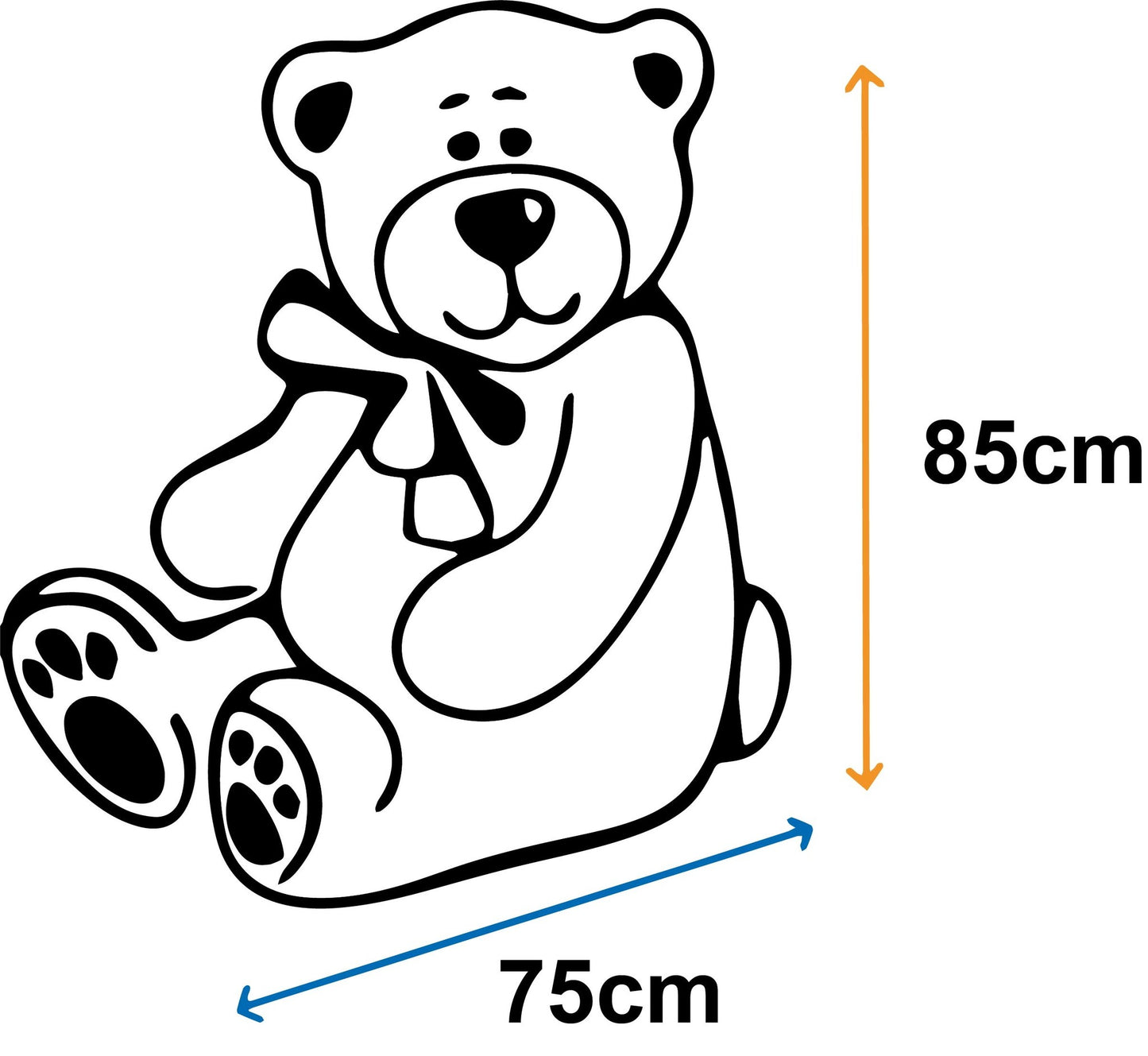 KNUFFELBEER - 160cm Anti-allergie Pluche - Roze