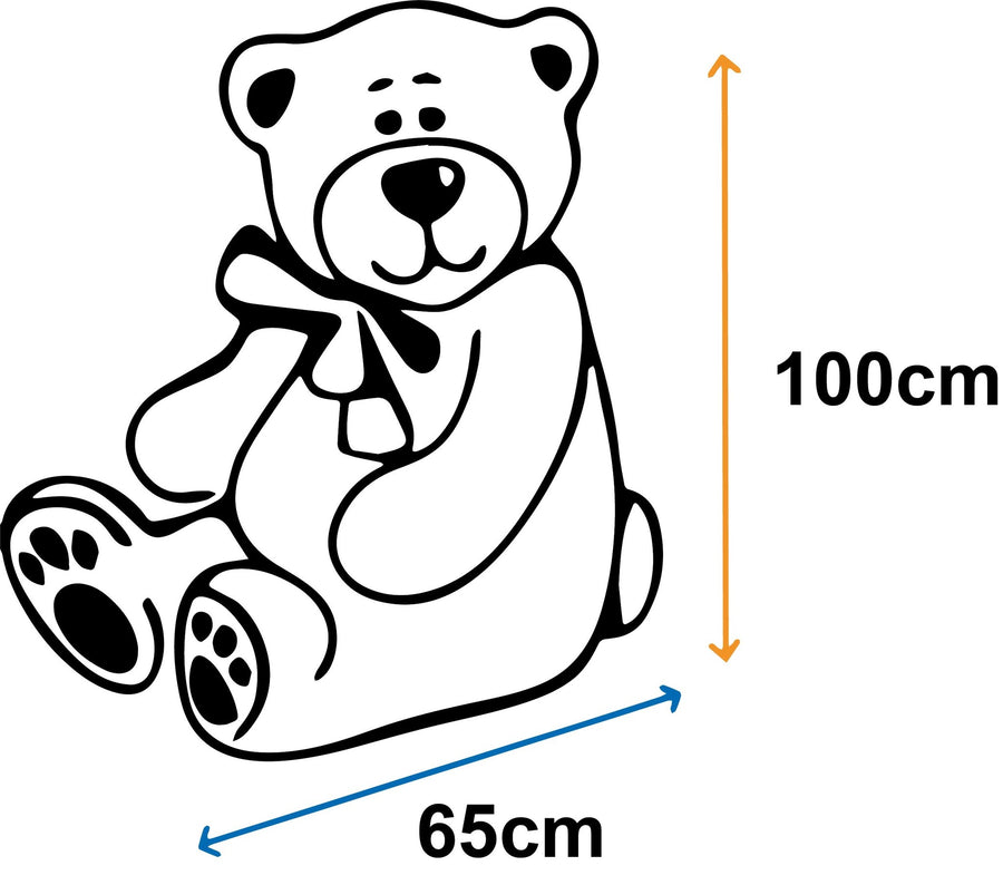 Knuffelbeer - 165cm Pluche I Love You - Crème