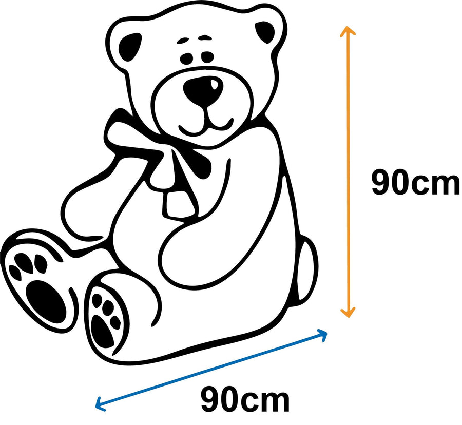 Knuffelbeer - 180cm I Love You Forever - Wit