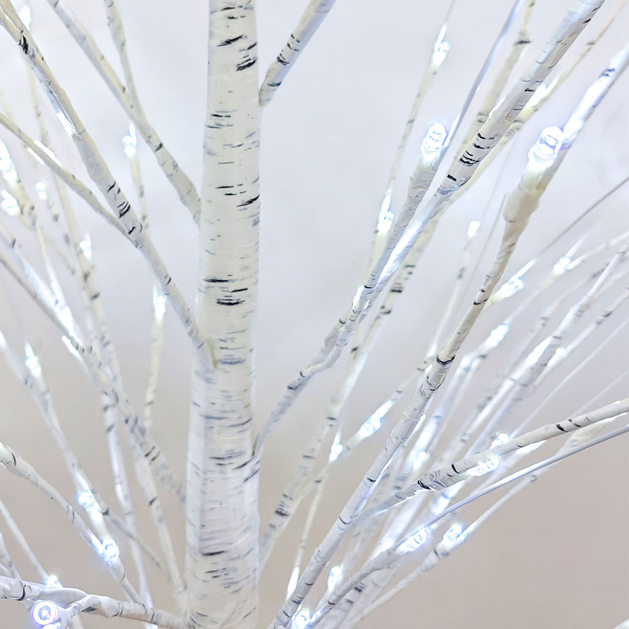 KUNSTBOOM - 150 cm - 120 LED - IP44 - wit