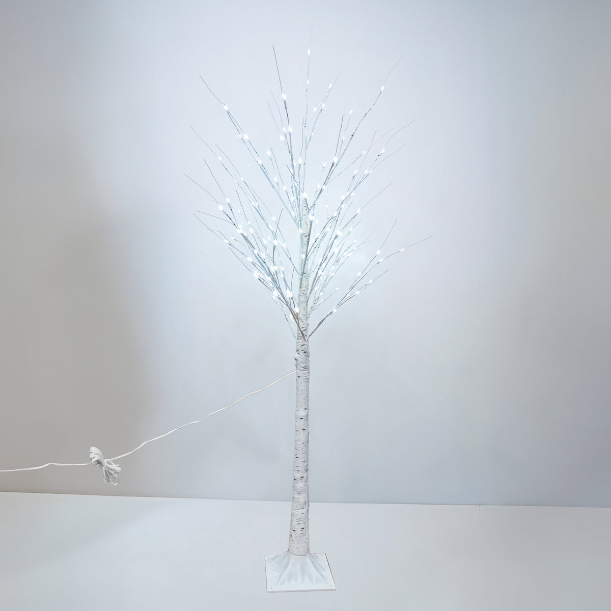 KUNSTBOOM - 150 cm - 120 LED - IP44 - wit