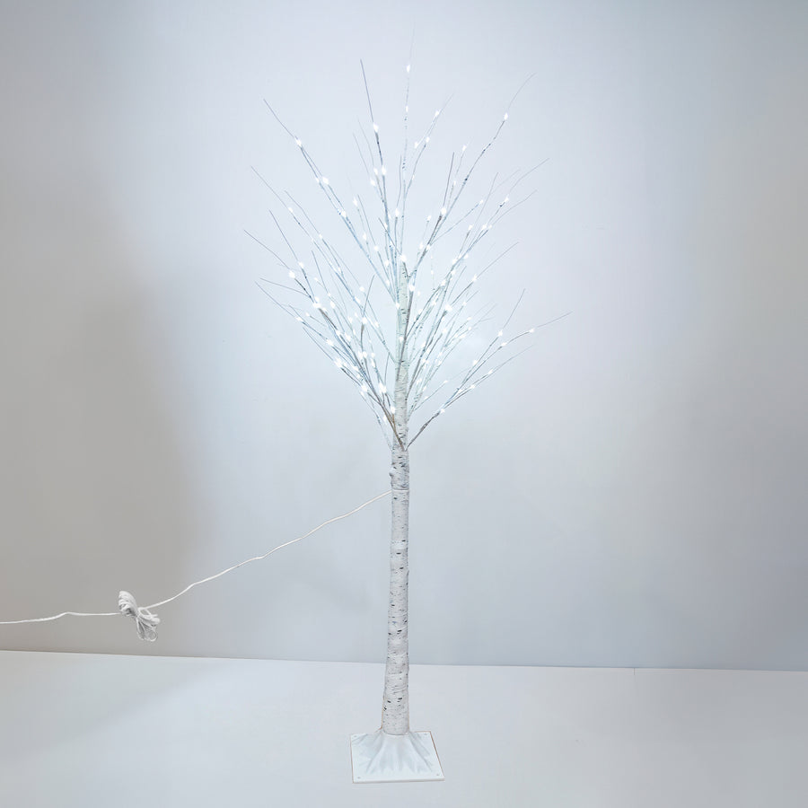 KUNSTBOOM - 150 cm - 120 LED - IP44 - wit