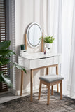 MAKE-UP TAFEL - LED Spiegel 2 Kleuren - Wit
