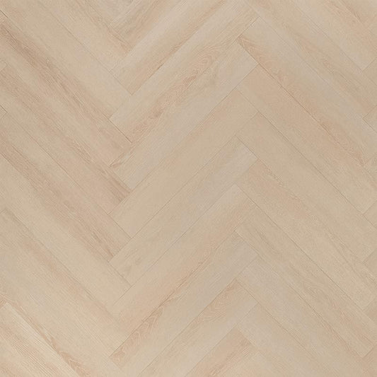 Charlotte - visgraat plak - creme eiken - pvc