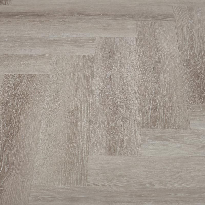 Emily - visgraat – plak grijs eiken - pvc