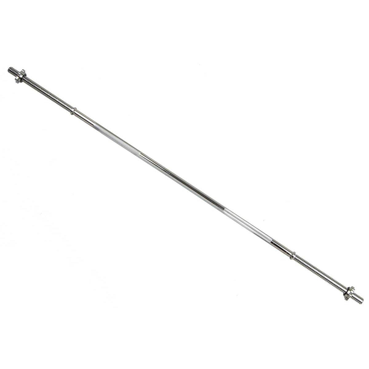 Halterstang - gehard chroomstaal - 180 cm