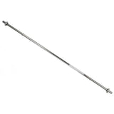 Halterstang - gehard chroomstaal - 180 cm