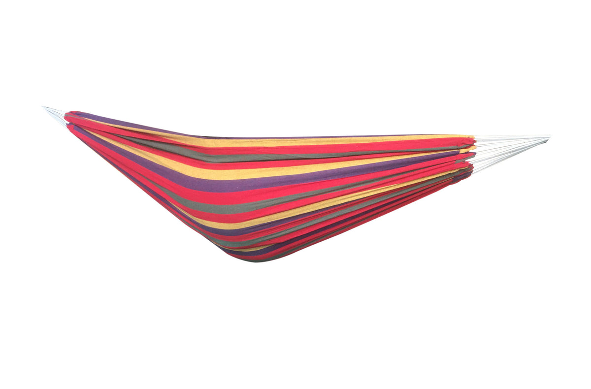 HANGMAT - Polyester-Katoen - 2 Persoons - Rood-Oranje