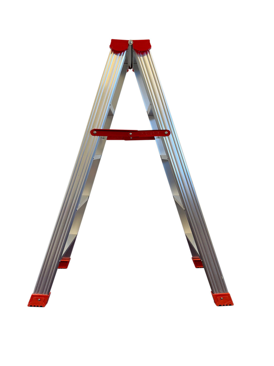 LADDER - aluminium-profiel-constructie - aluminium-rood