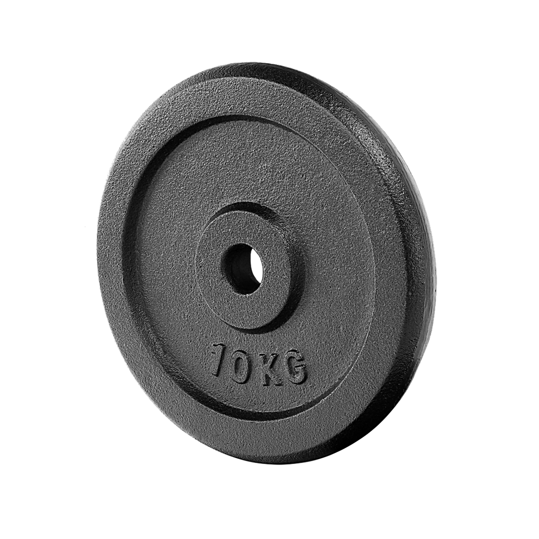 Halterschijf - 20kg Gietijzer 26mm - Zwart