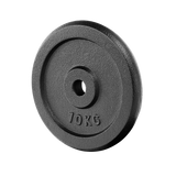 Halterschijf - 20kg Gietijzer 26mm - Zwart