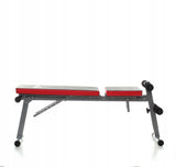 FITNESSBANK - Verstelbaar Stalen Frame - Zwart-Rood