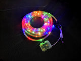 TRAMPOLINE SPROEIER EN VERLICHTING - Afstandsbediening 15m - Ø183 cm