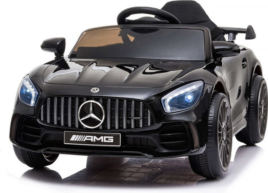 KINDERAUTO - Mercedes GTR AMG - 12V Accu - LED-verlichting - Zwart