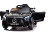 KINDERAUTO - Mercedes GTR AMG - 12V Accu - LED-verlichting - Zwart