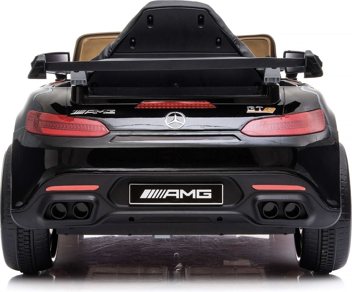 KINDERAUTO - Mercedes GTR AMG - 12V Accu - LED-verlichting - Zwart