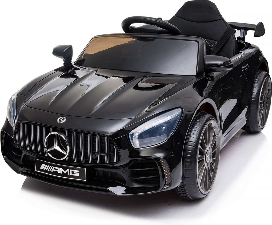 KINDERAUTO - Mercedes GTR AMG - 12V Accu - LED-verlichting - Zwart