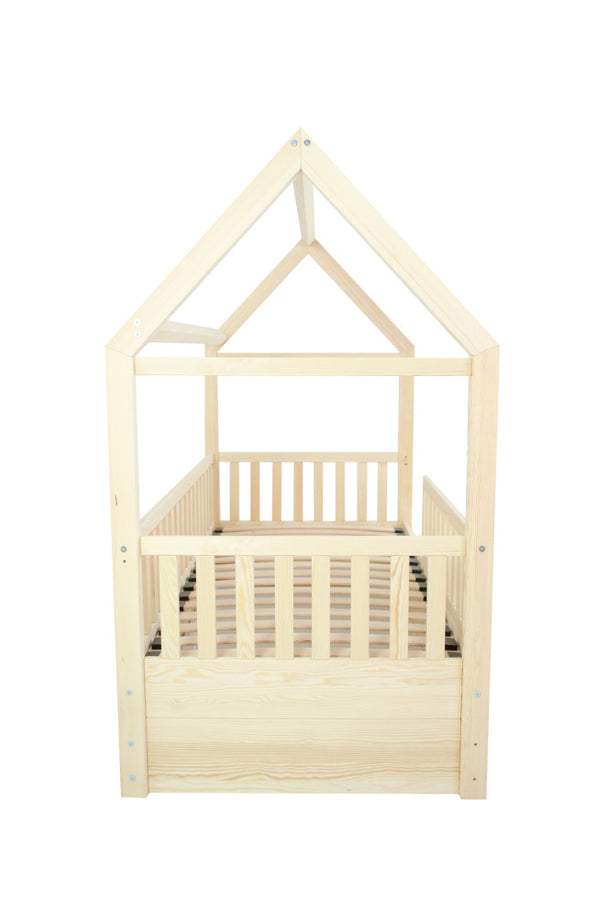 HUISBED - houten met lade - 80x160 cm