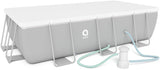 Opzetzwembad - 7020L 3-laags PVC met pomp - Grijs 400x200x99cm