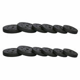 Barbell/Dumbbell Set - 20 kg - Composiet - Zwart/Rood