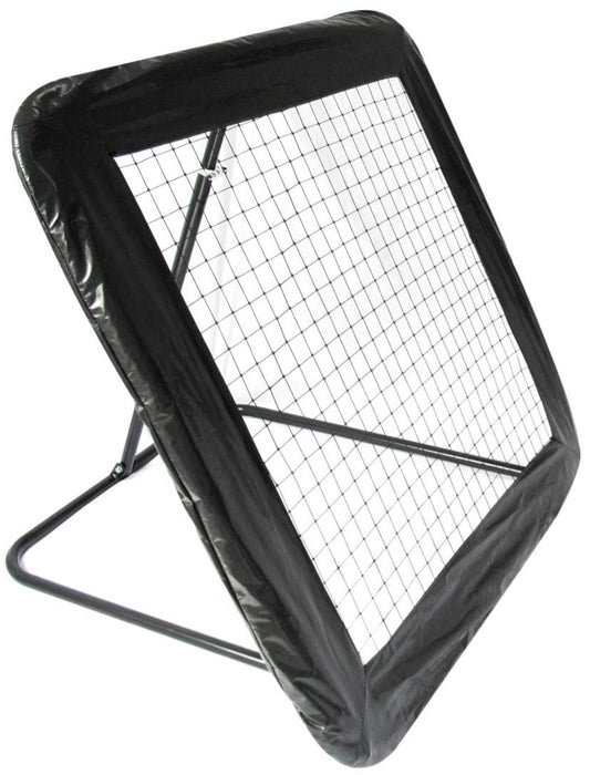 Rebounder - duurzaam net en stevig frame - zwart - 124x124 cm