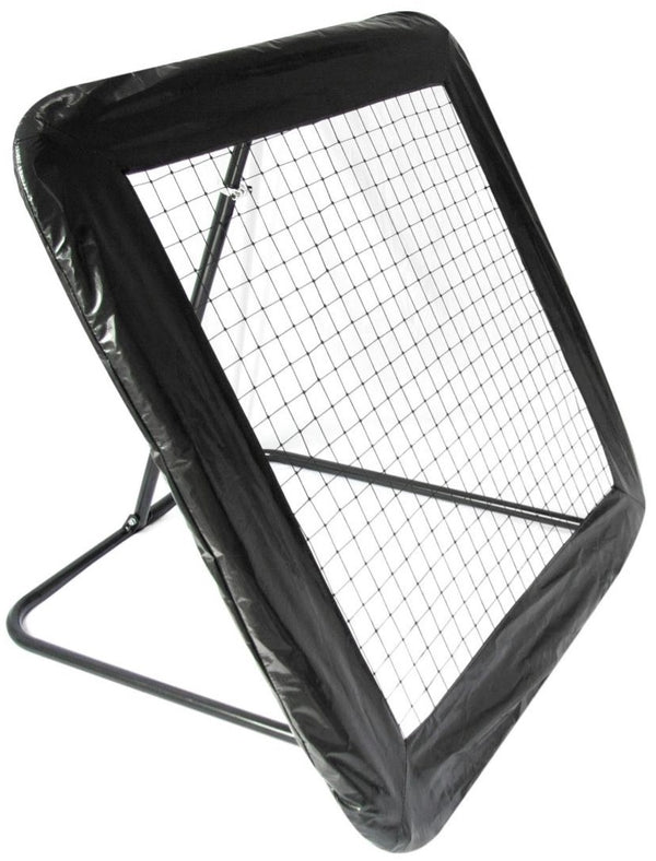 Rebounder - duurzaam net en stevig frame - zwart - 124x124 cm