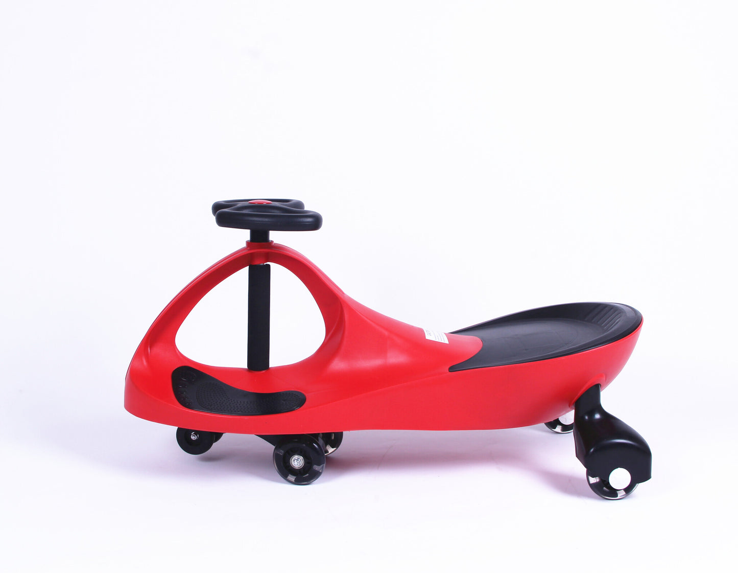 Wiggle-car - led-verlichte wielen - rood