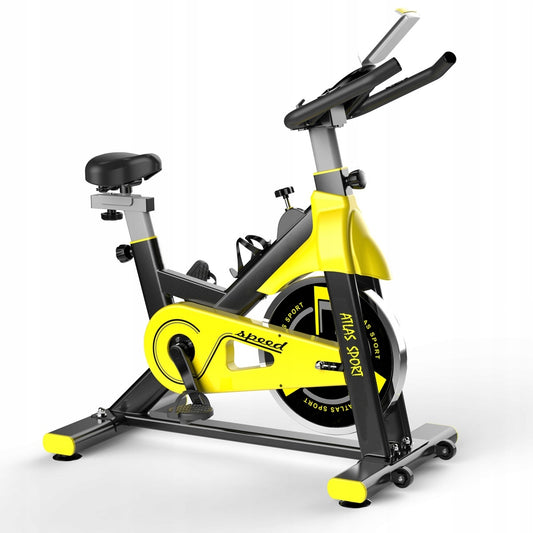 Hometrainer - mechanische weerstand - verstelbaar zadel - zwart