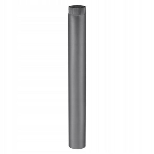 Kachelpijp - 120mm Diameter - 100cm Lengte - Zwart