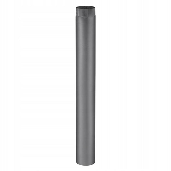 Kachelpijp - 120mm Diameter - 100cm Lengte - Zwart