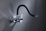 WASTAFELKRAAN - Solide Messing - Chroom - 52cm Hoogte