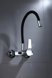 WASTAFELKRAAN - Solide Messing - Chroom - 52cm Hoogte