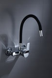 WASTAFELKRAAN - Solide Messing - Chroom - 52cm Hoogte