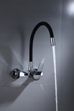 WASTAFELKRAAN - Solide Messing - Chroom - 52cm Hoogte