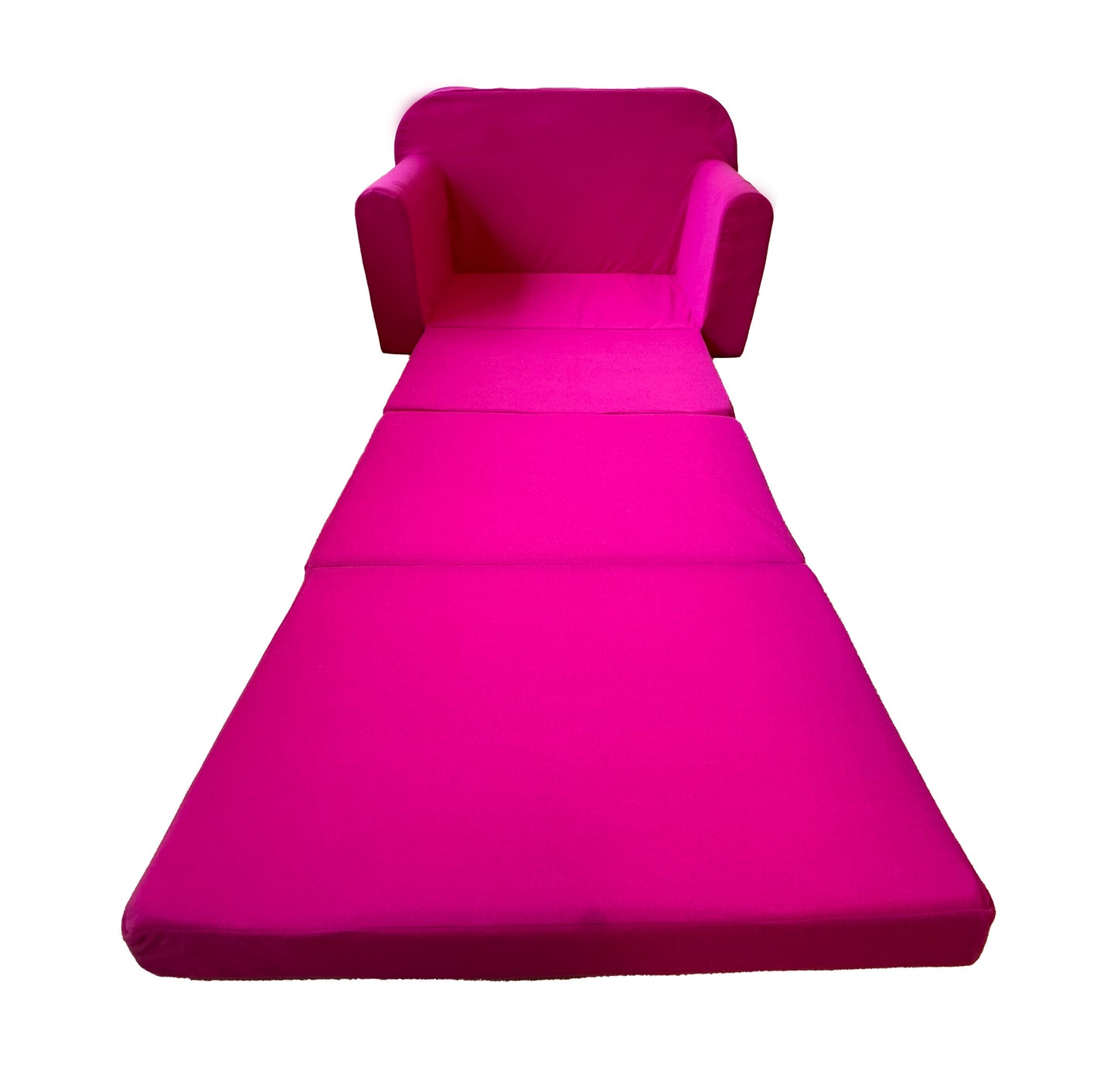 Kinderbankje - omvormbaar tot bed - roze - 170x100cm