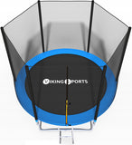 TRAMPOLINE - Veiligheidsnet-Ladder-Randafdekking - Blauw-244 cm