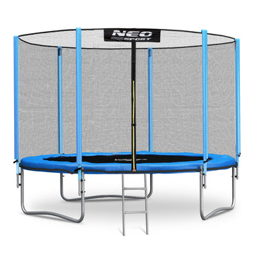TRAMPOLINE - 244 cm met veiligheidsnet & ladder - Blauw