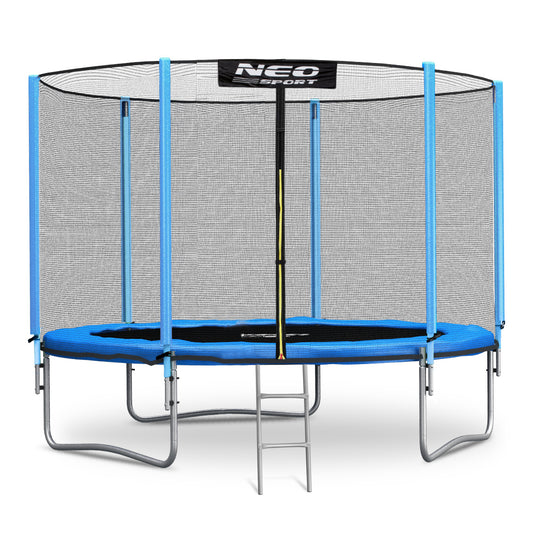 TRAMPOLINE - 244 cm met veiligheidsnet & ladder - Blauw